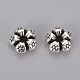 Perlas espaciadoras de plata tibetana X-AC0752-2