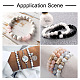 4 Strands 4 Style Natural Howlite Beads Strands G-TA0001-34-8