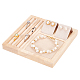 NBEADS Wooden Jewelry Display Tray Kit EDIS-WH0030-21A-1