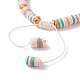 Handgefertigte geflochtene Perlenarmbänder aus Polymer-Ton BJEW-TA00043-21