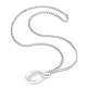 Löwenzahn-Samen-Wunsch-Halskette für Teenager-Mädchen-Frauen-Geschenk NJEW-Z014-05P-2