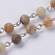 Natural/Synthetic Gemstone Beaded Chains AJEW-JB00400-2