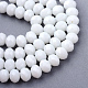 Faceted Solid Color Glass Rondelle Bead Strands GLAA-Q044-8mm-13-2