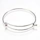 Bracelet extensible réglable en 304 acier inoxydable fabrication de bracelet STAS-I081-01P-1