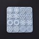 Stampi in silicone fai da te con ciondolo a forma di vortice e fiore DIY-E057-01-5