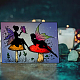 Ph パンダホール妖精模様クリアスタンプスクラップブック花キノコシリコーンゴムスタンプフィルムフレーム透明シールスタンプ招待状カードはがきアルバム写真ギフト装飾スクラップブッキング DIY-WH0167-57-0142-5