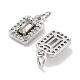 Латунные микро проложить кубического циркония подвески KK-C051-11P-03-2