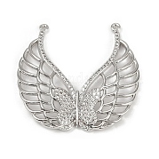 Латунные микро проложить кубического циркония подвески KK-M322-24P