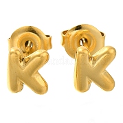 Серьги-гвоздики из нержавеющей стали 304 EJEW-I316-01G-K