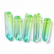 Двухцветные стеклянные бусины GLAA-S167-13H