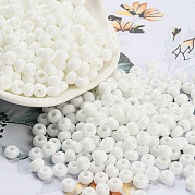 Стеклянные бусины с имитацией нефрита SEED-Z001-A-B01