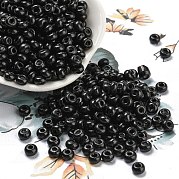 Стеклянные бусины с имитацией нефрита SEED-Z001-A-B16