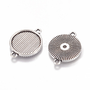 Сеттинги для коннекторов (кабошон) TIBE-A17990-AS-FF