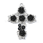 Подвески из сплава и черной смолы PALLOY-Z003-01P