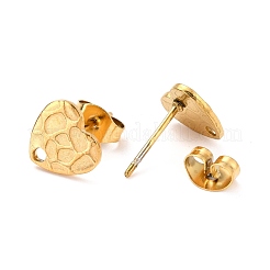 Ионное покрытие (ip) 304 нержавеющая сталь гвоздики фурнитура для сережек STAS-I183-06A-G