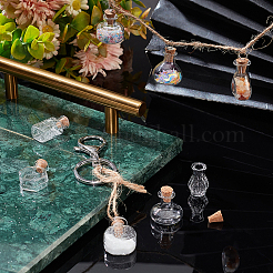 8 шт. 8 миниатюрных стеклянных флакона GLAA-PH0002-57