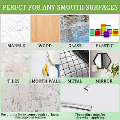 PVC selbstklebende flexible Formleiste&nbsp;FIND-WH0028-28C