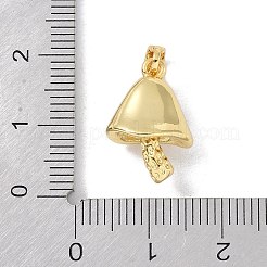 Латунные микропаве прозрачные подвески с фианитом KK-P273-06G