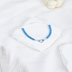 1шт регулируемые плетеные браслеты из нейлоновой нити для женщин&nbsp;BJEW-LP0003-16B