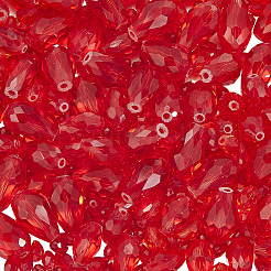 Граненые круглые стеклянные бусины&nbsp;GLAA-PA0001-05C