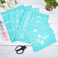 8 modello di stencil per serigrafia autoadesiva&nbsp;DIY-OC0004-008