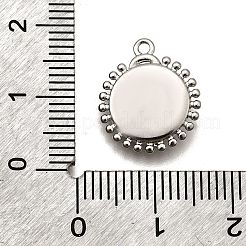 Латунные микропаве прозрачные подвески с фианитом&nbsp;LS-KK-G530-01A-P