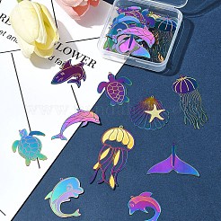 20 шт. 10 стиля ионное покрытие (IP) нержавеющая сталь 304 травленые металлические украшения подвески&nbsp;STAS-FS0001-53