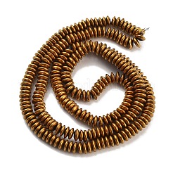 Гальванические нити из синтетических немагнитных гематитовых бусин&nbsp;G-P545-A01-01H