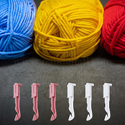 12 шт. 2 цвета пластиковых аксессуаров для ручной вязальной машины FIND-DC0005-22