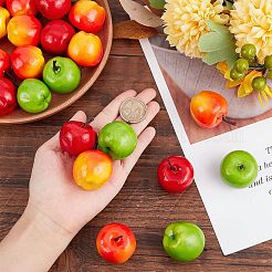 30 Stück 3 Farben Mini-Schaumstoff-Imitationsäpfel&nbsp;DJEW-CA0001-26