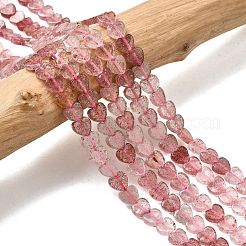 Природного кварца клубники нитей бисера G-A272-A01-23B