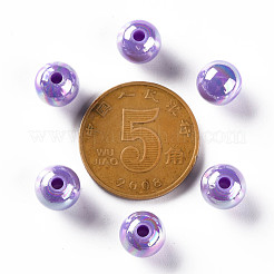 Непрозрачные акриловые бусины MACR-S370-D8mm-SS2114