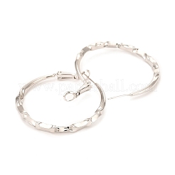 Orecchini a cerchio in ottone&nbsp;EJEW-F273-03P