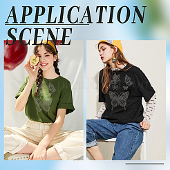 Бабочка стекло исправление горный хрусталь FIND-WH0420-123