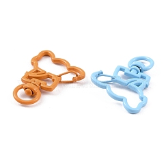 Поворотные застежки-лобстеры из окрашенного распылением сплава PALLOY-K004-01