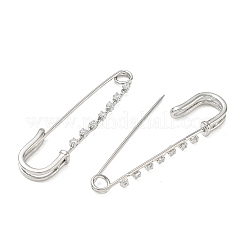 Kit de épingles en laiton micro-pavé de zircone cubique transparente&nbsp;CU-CBA9234-09P