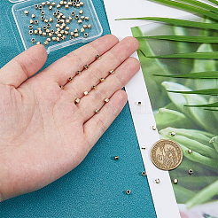 100 шт. Латунные дистанционные бусины&nbsp;KK-HS0015-30G