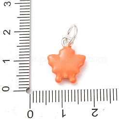 Pendentifs d'émail en laiton &nbsp;KK-CBA260B-02P