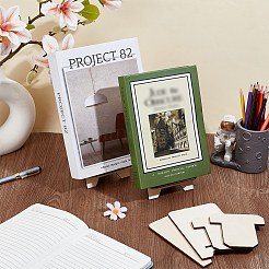 4 комплект настольных подставок из древесного волокна DIY-BC0015-15