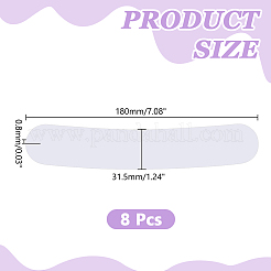 Baleines de col en plastique pour chemises pour hommes&nbsp;AJEW-HY0003-21B