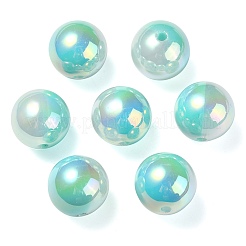 УФ-покрытие радужные переливающиеся непрозрачные акриловые бусины&nbsp;OACR-C007-01B