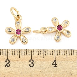 Покрытие стойки латунь микропаве прозрачные кубические циркониевые подвески KK-F089-07G