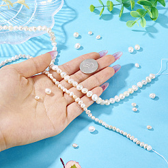 2 нитка 2 вида бусин из натурального культивированного пресноводного жемчуга PEAR-TA0001-20