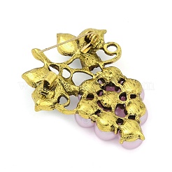 Виноградные эмалевые булавки JEWB-R068-03AG