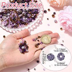 1000шт стеклянные бусины&nbsp;GLAA-CJC0001-24E