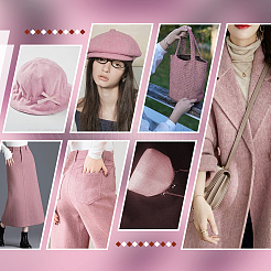 Шерстяная ткань AJEW-WH0609-116B