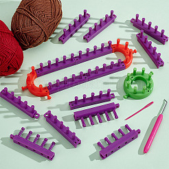 Telar de plástico para tejer&nbsp;DIY-WH0899-957
