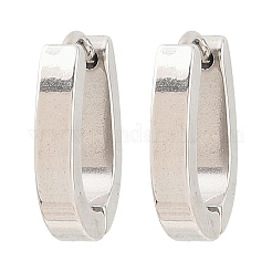 Pendientes de aro de acero inoxidable 201&nbsp;EJEW-T056-03P-01