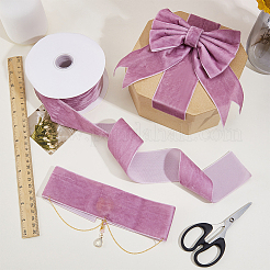 Лента из бархата и спандекса&nbsp;OCOR-WH0082-467B