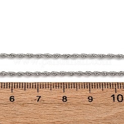 Ожерелья из цепочек из нержавеющей стали 304 толщиной 1.5 мм NJEW-T016-23P